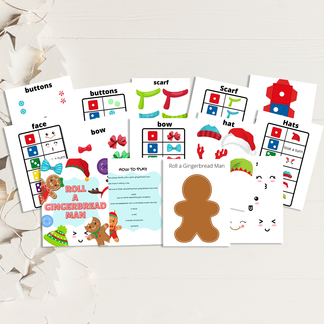 Christmas Games and Activities Templates Bundle