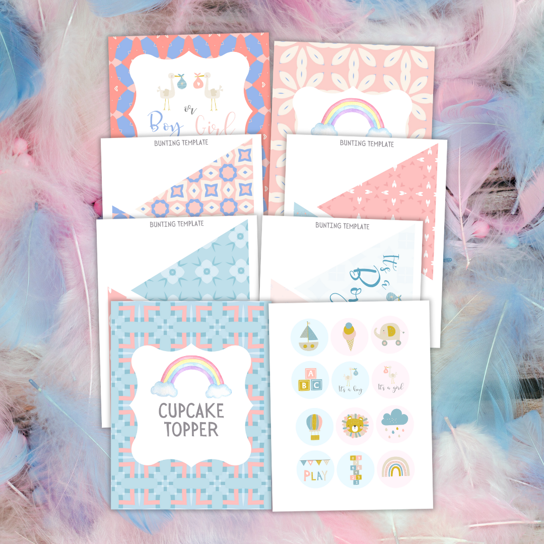 Gender Reveal Party Printables