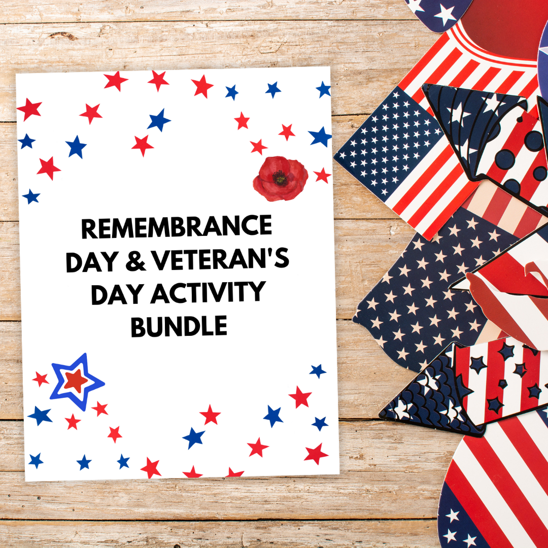 Remembrance Day & Veteran's Day Activity Bundle