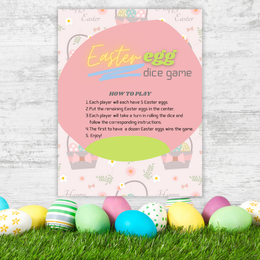 Easter Egg Dice Game