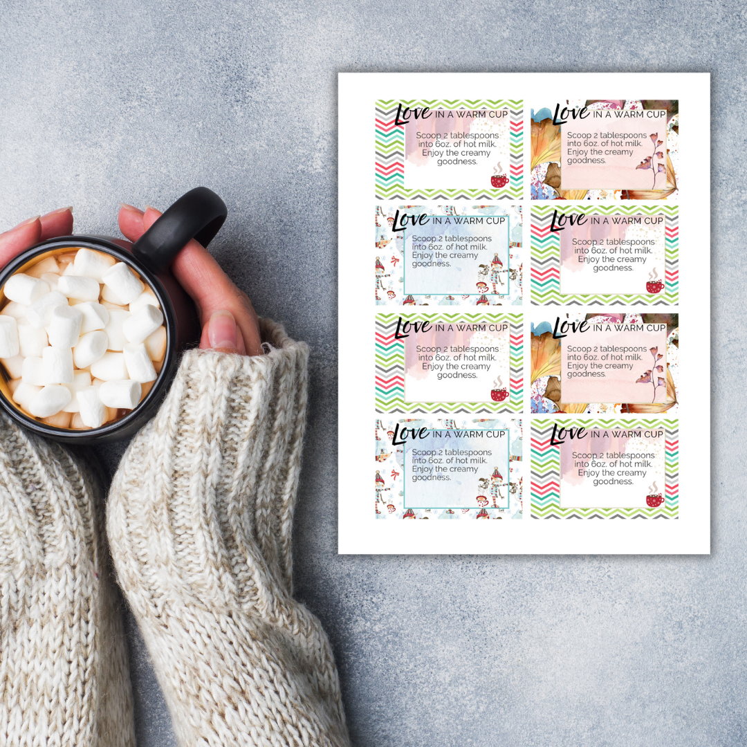 Hot Chocolate Mix Tags