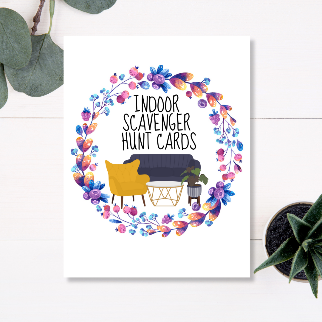 Indoor Scavenger Hunt Cards