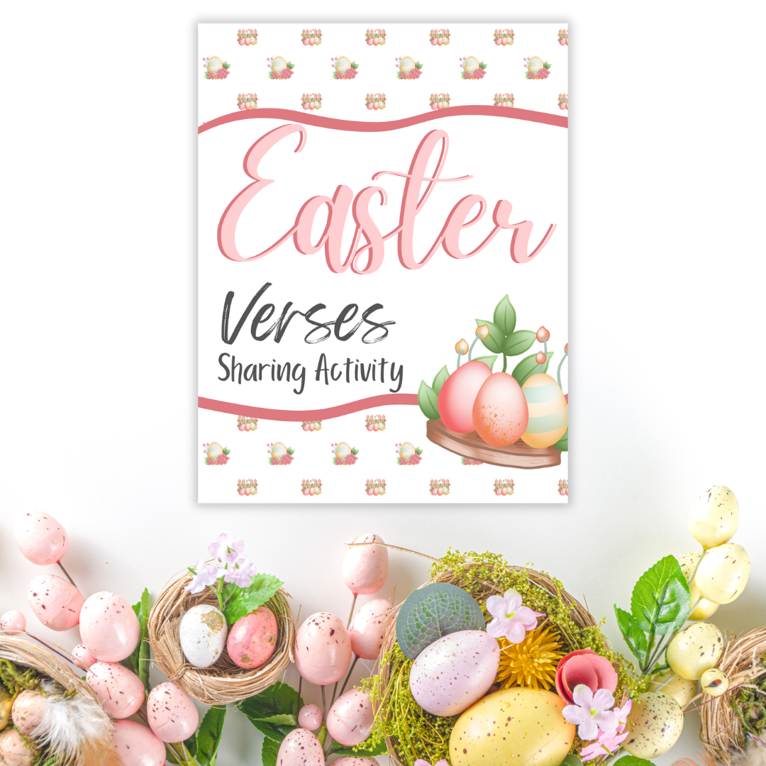 Easter Verses Sharing Activity