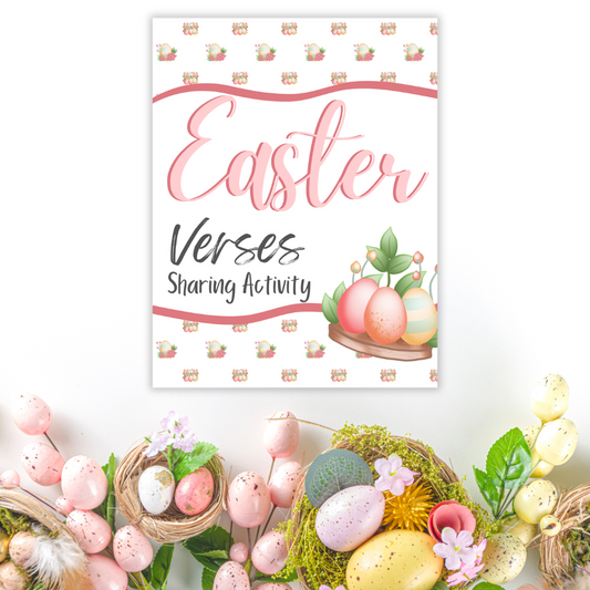 Easter Verses Sharing Activity
