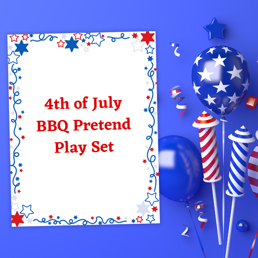 4th of July BBQ Pretend Play Set