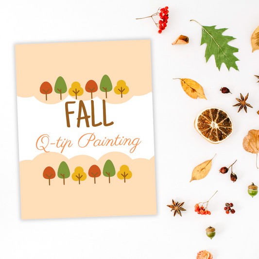 Fall Q-tip Painting Activity