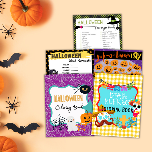 Halloween Games Templates Bundle
