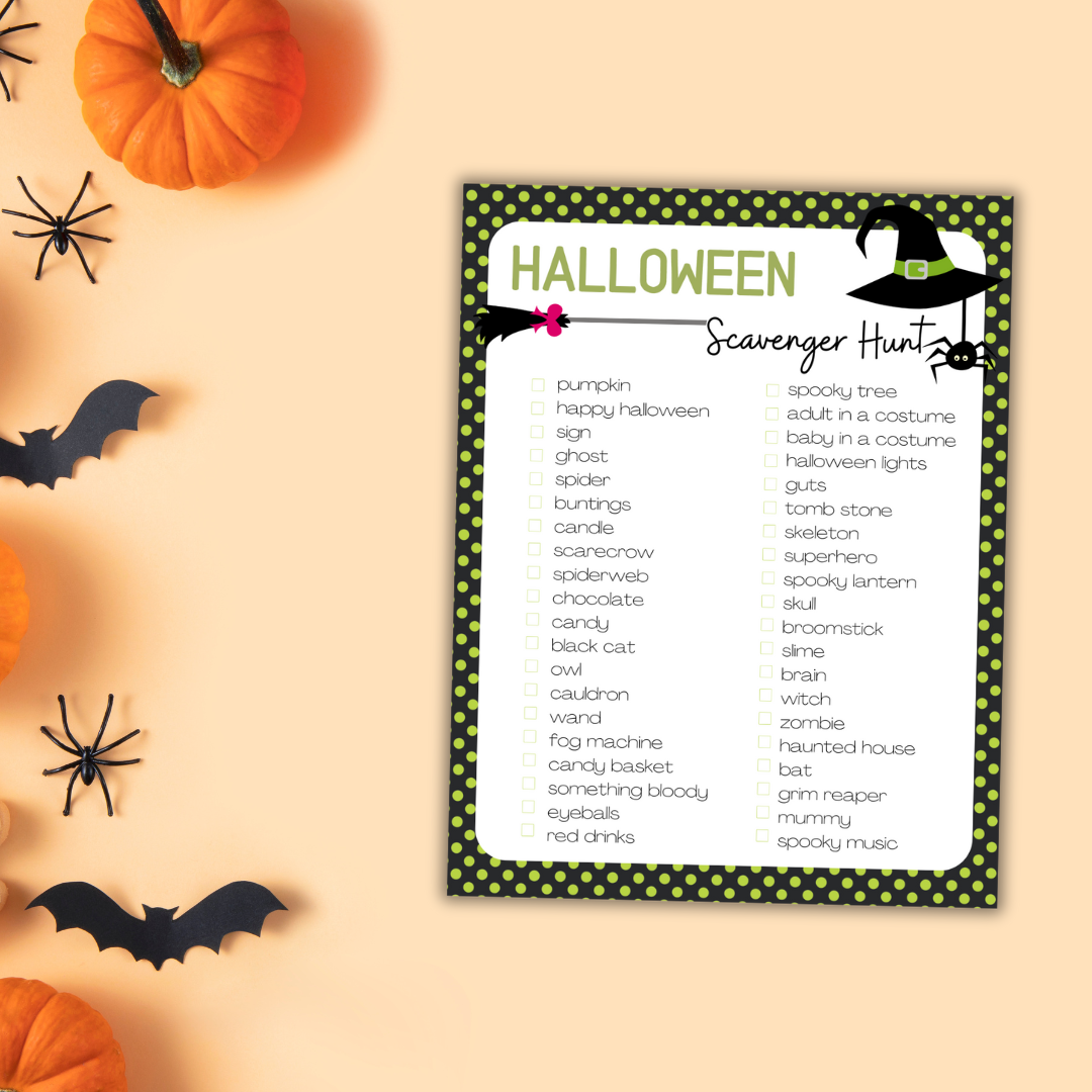Halloween Games Templates Bundle