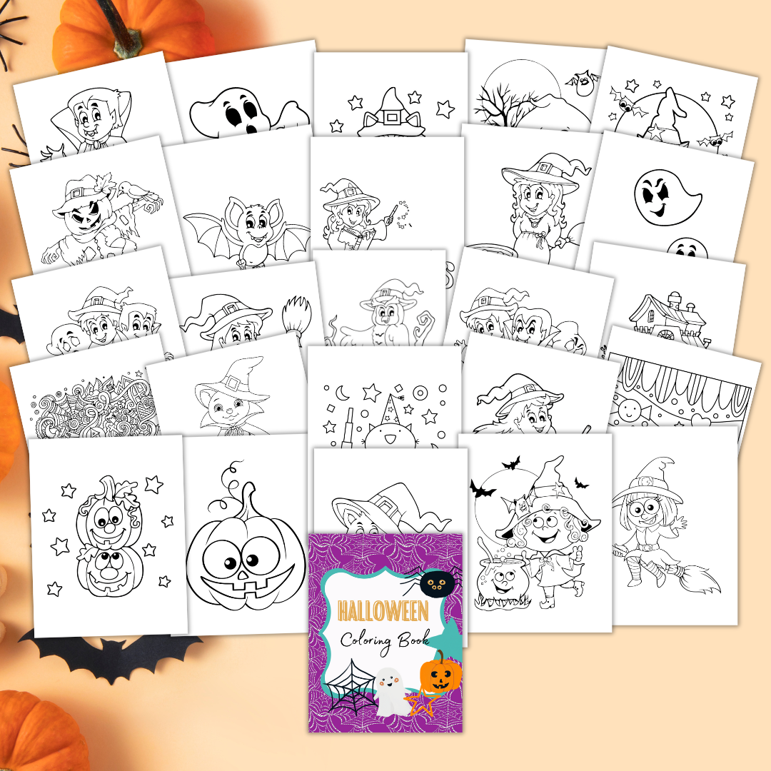 Halloween Games Templates Bundle