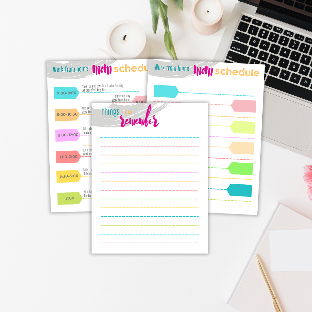 Work From Home Mom Schedule