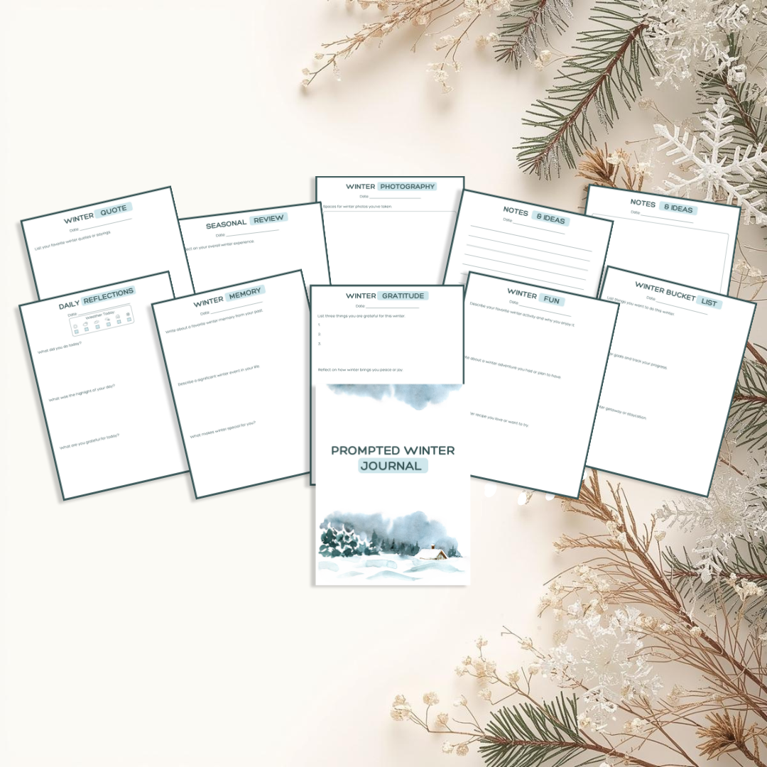 Prompted Winter Journal