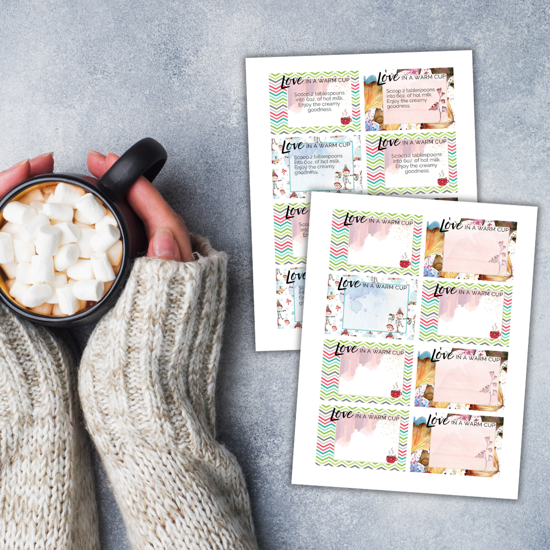 Hot Chocolate Mix Tags