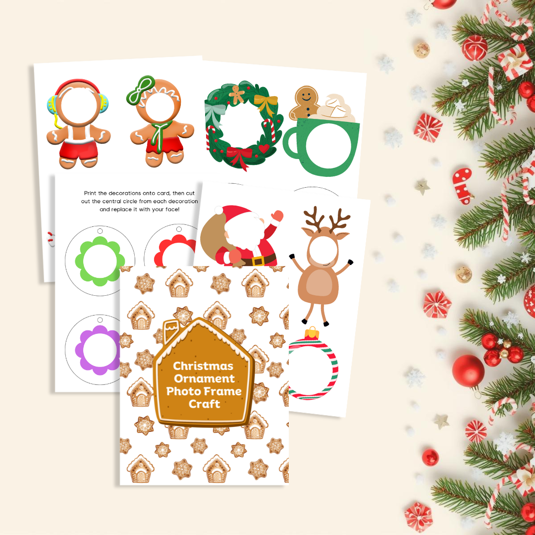Christmas Ornament Photo Frame Craft