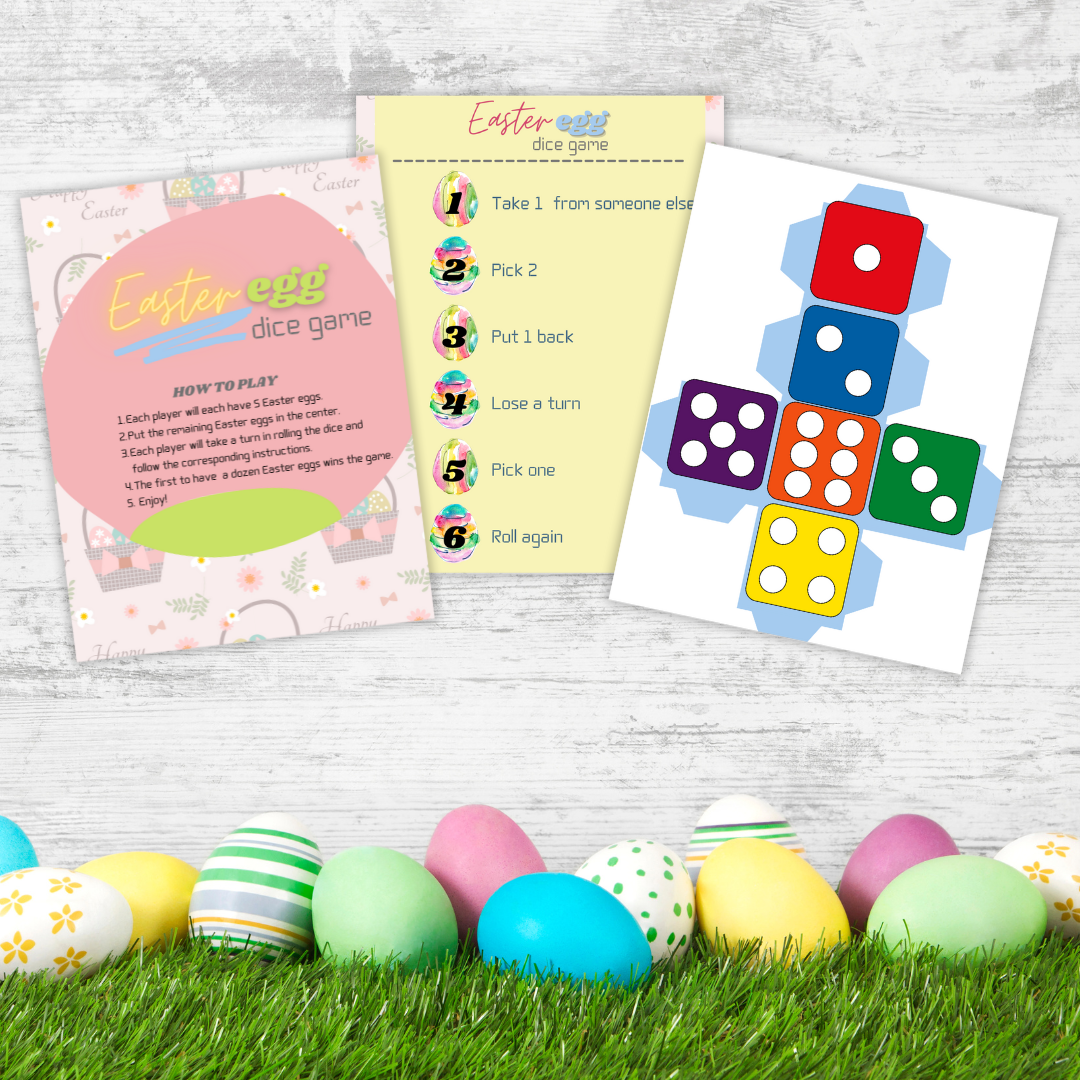 Easter Egg Dice Game