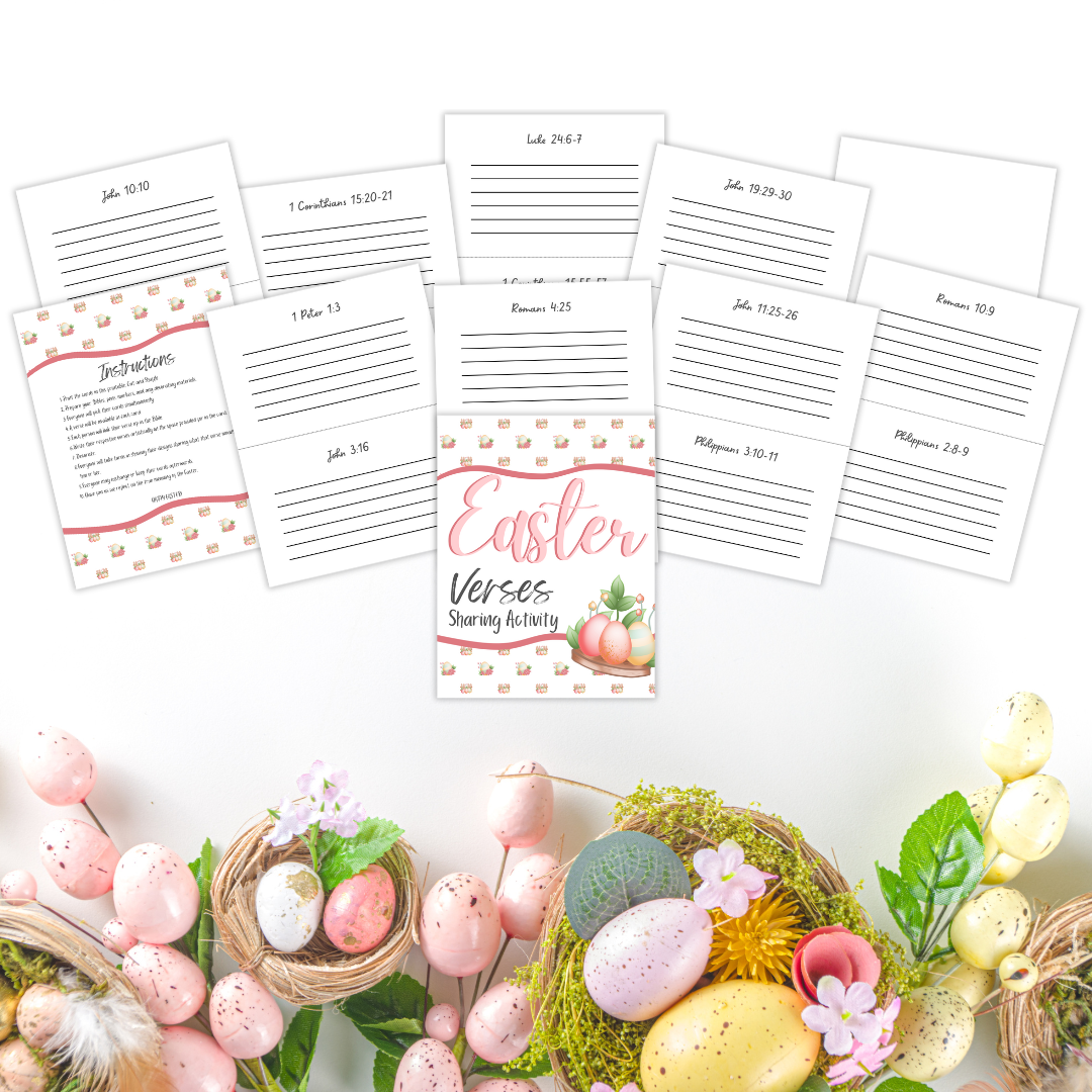 Easter Verses Sharing Activity