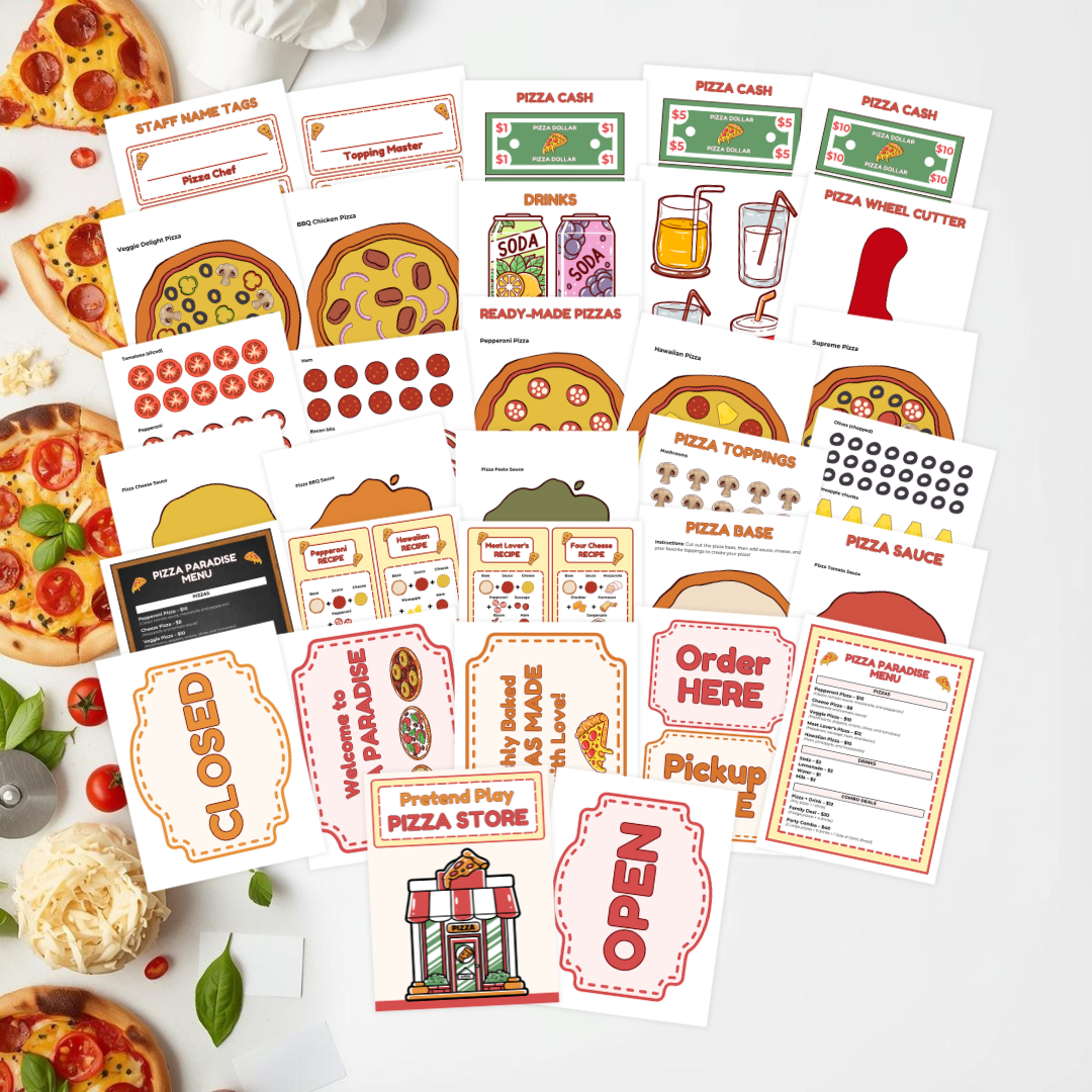 Pizza Shop Pretend Play