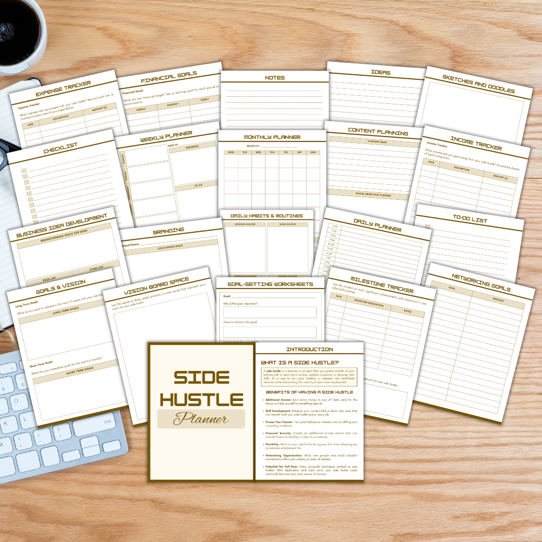 Side Hustle Planner