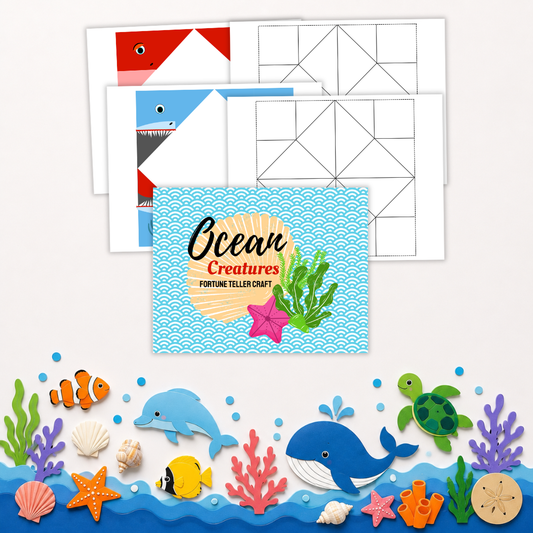 Ocean Creatures Fortune Teller Craft