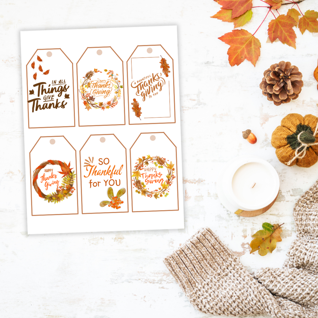 Thanksgiving Printable Templates Bundle