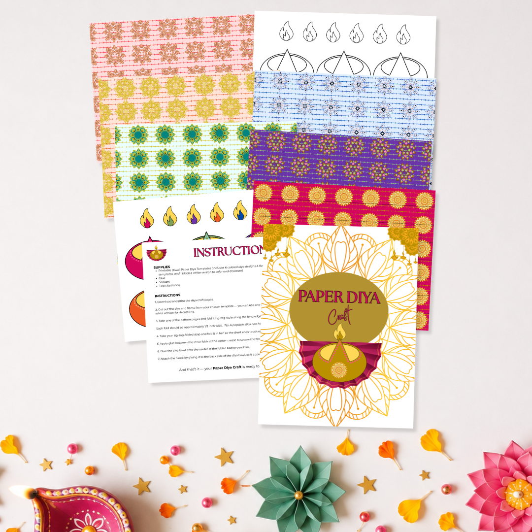 Paper Diya Craft