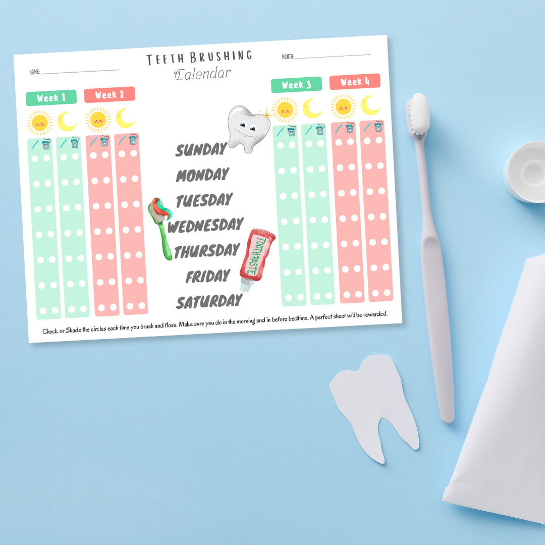 Teeth Brushing Calendar