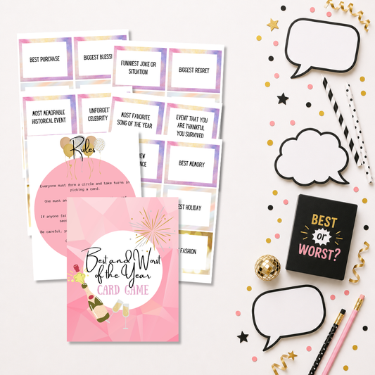 Best And Worst of The Year Card Game