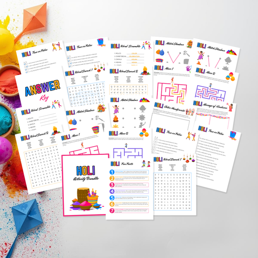 Holi Activity Bundle