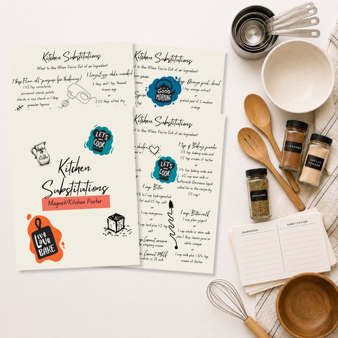 Kitchen Substitutions