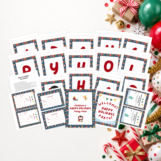 Children’s Happy Holidays Party Pack