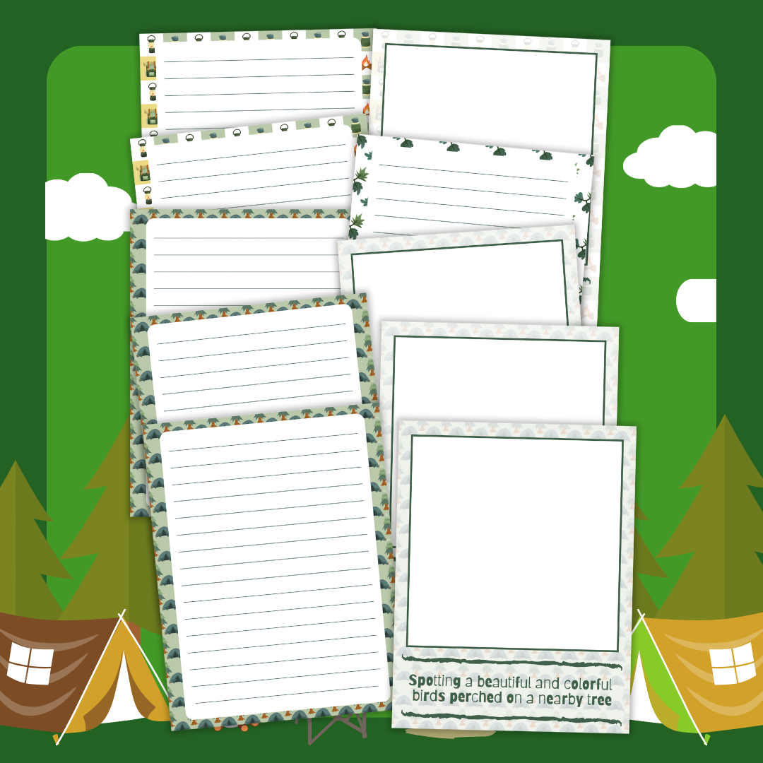 Camping Drawing Prompts