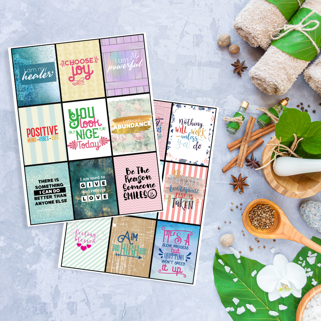 Mental Health, Mindfulness and Self Care Templates Bundle