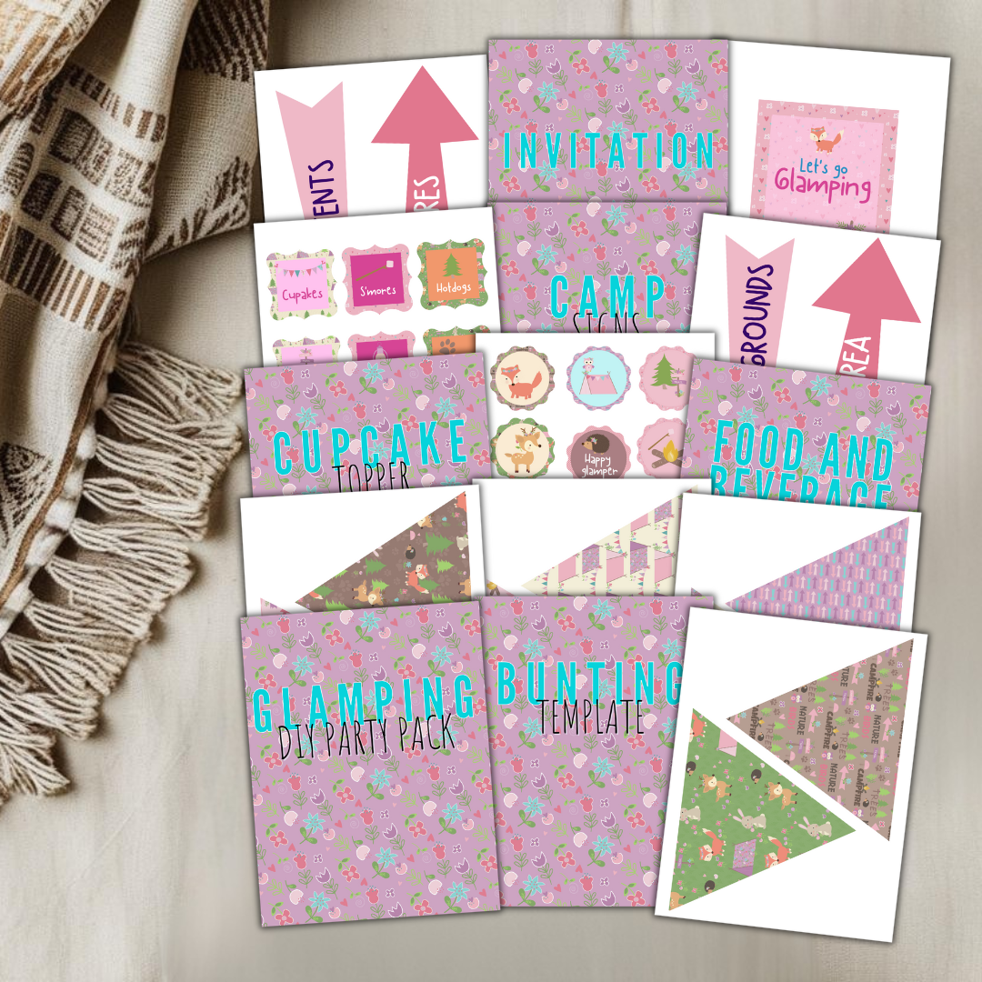 Glamping DIY Party Pack