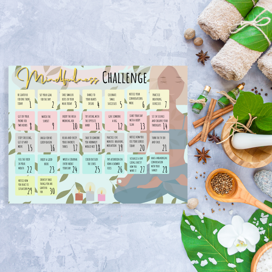 Mental Health, Mindfulness and Self Care Templates Bundle