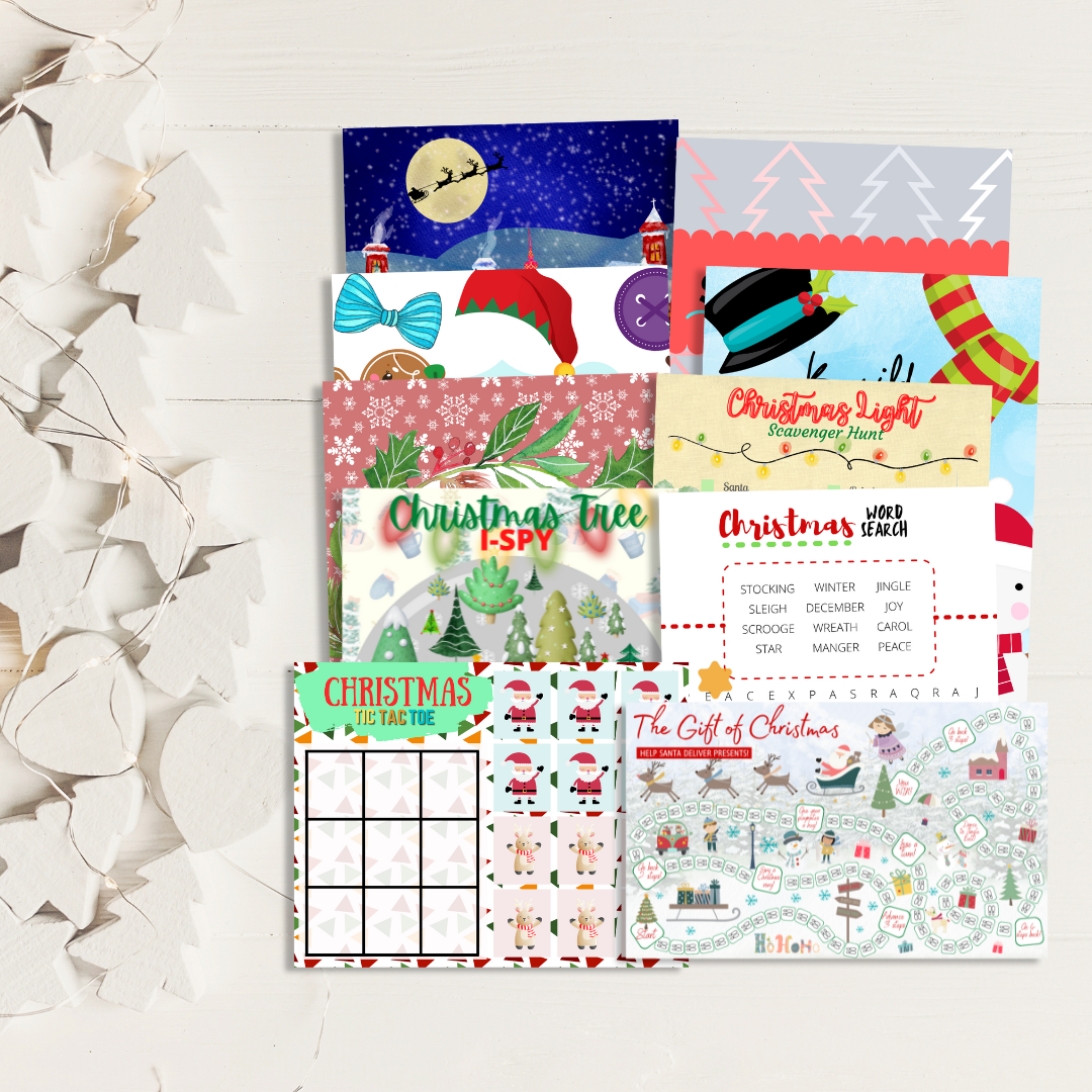 Christmas Games and Activities Templates Bundle