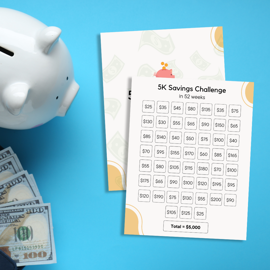 Financial, Goals, and Savings Templates Bundle