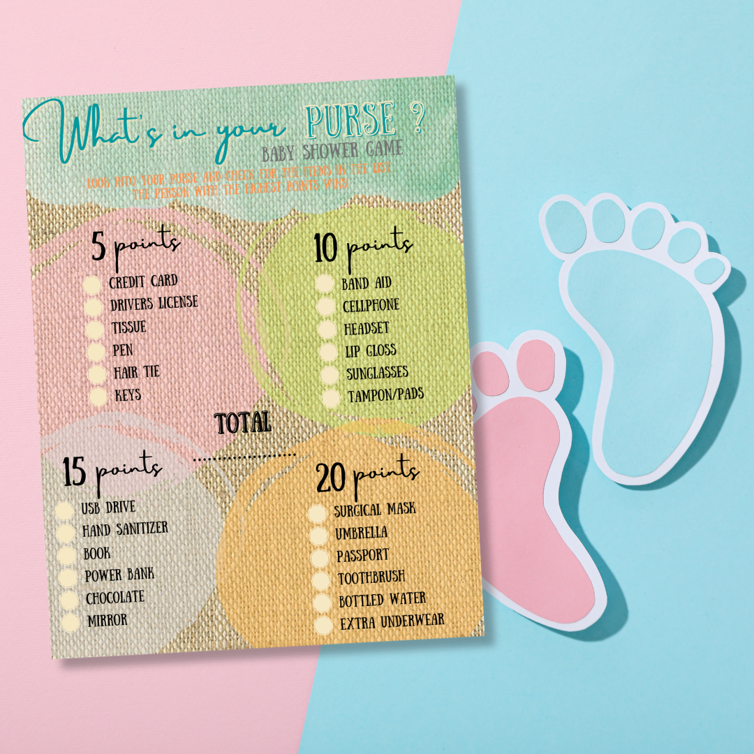 Pregnancy and Baby Shower Templates Bundle