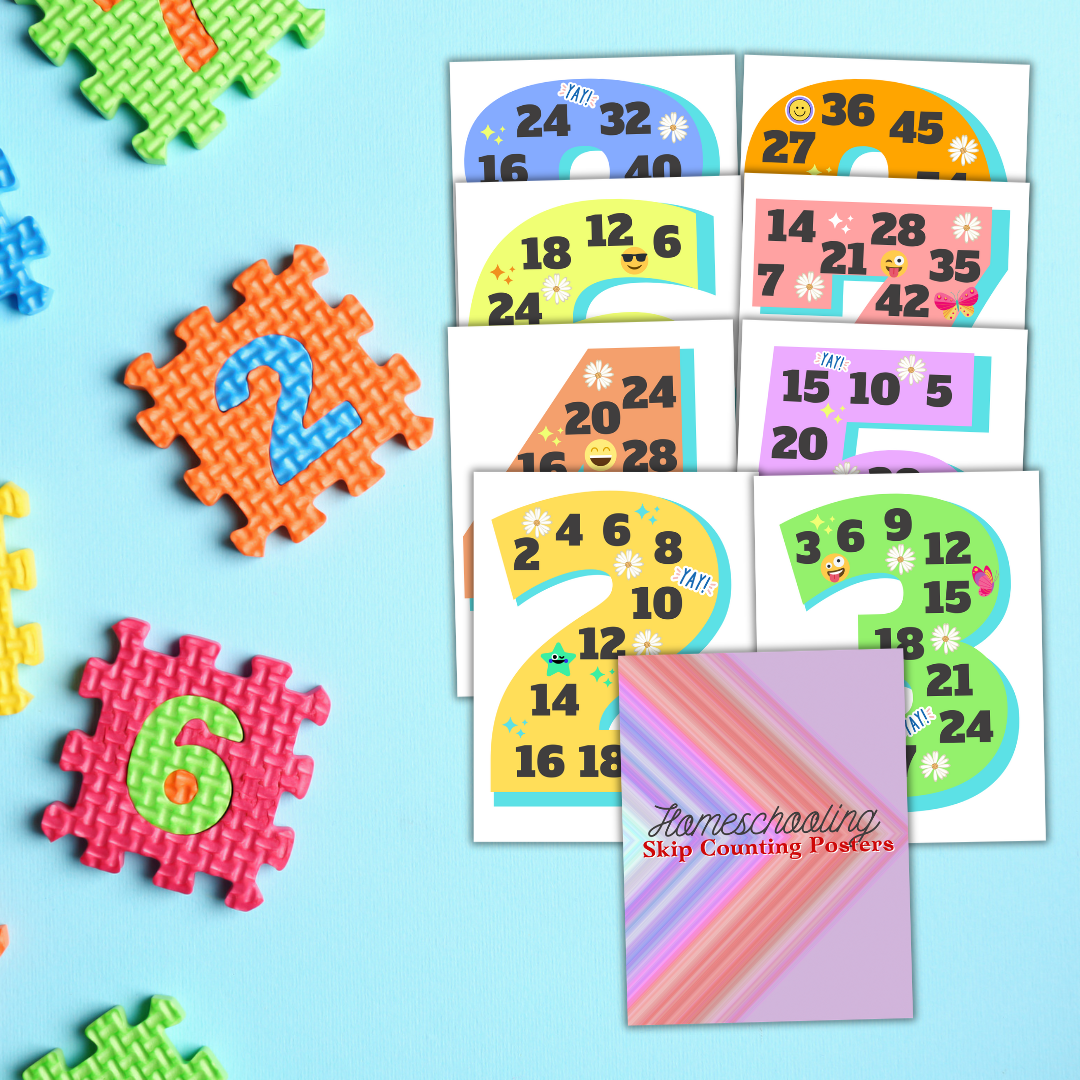 Homeschooling Skip Counting Posters
