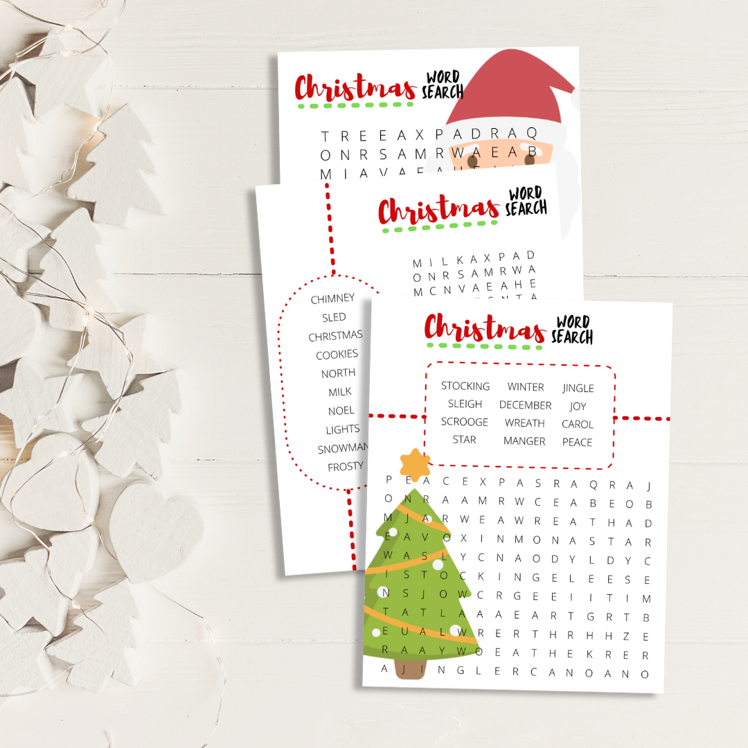 Christmas Games and Activities Templates Bundle