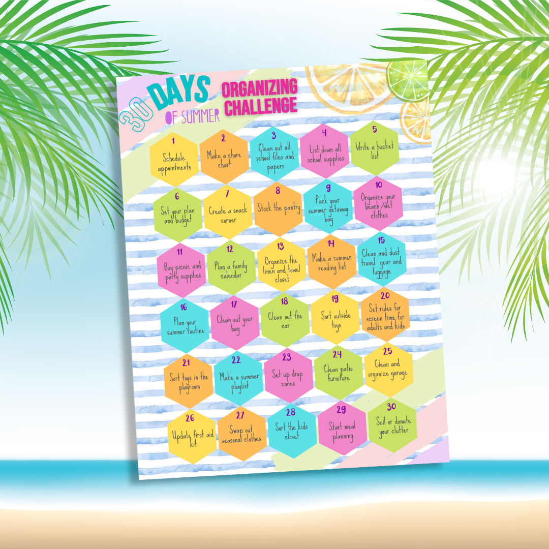 Summer Challenges and Activities Templates Bundle
