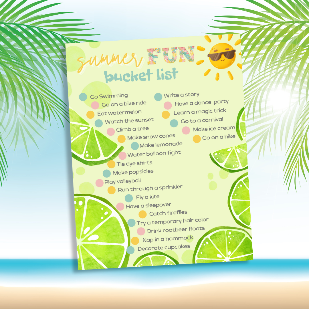 Summer Challenges and Activities Templates Bundle