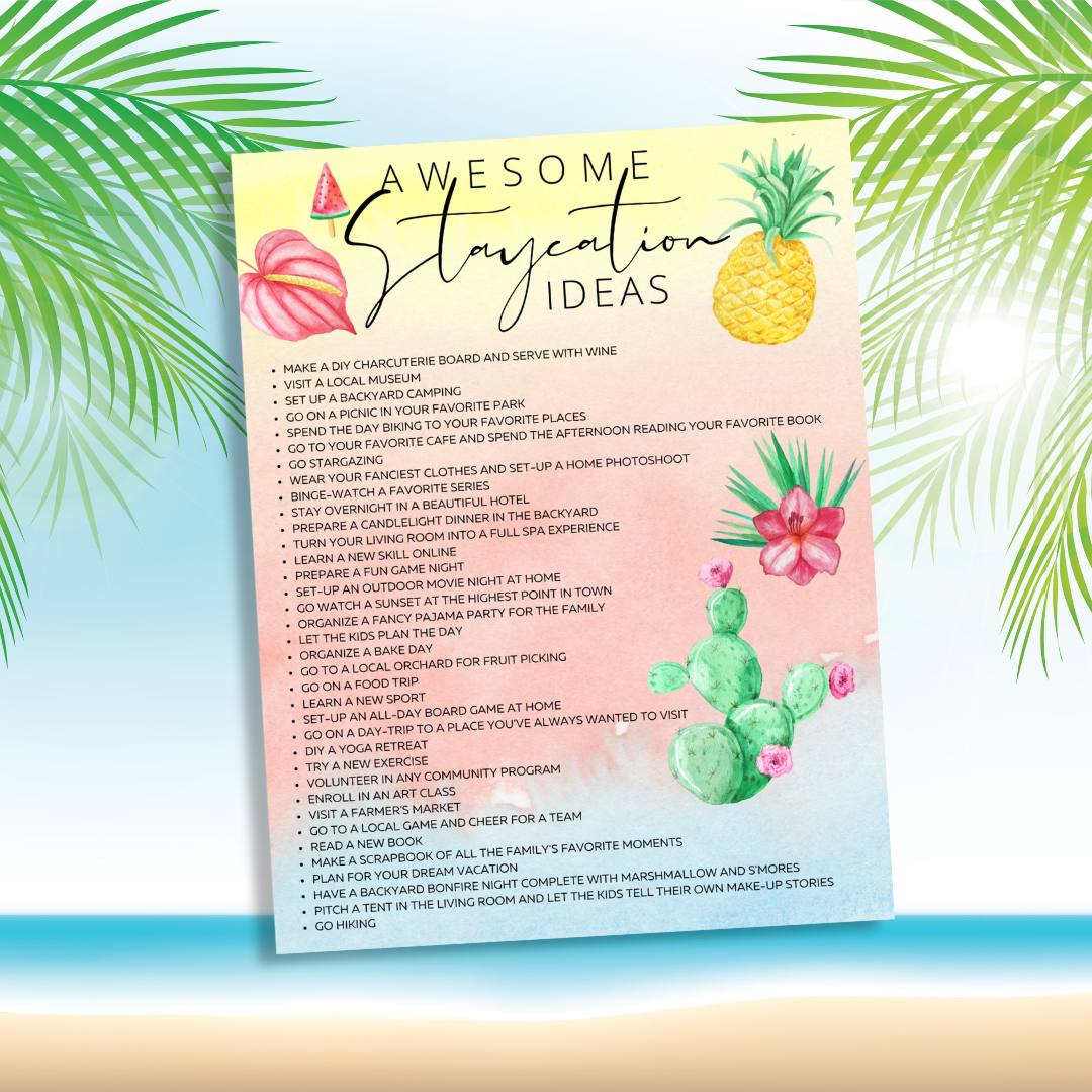 Summer Challenges and Activities Templates Bundle