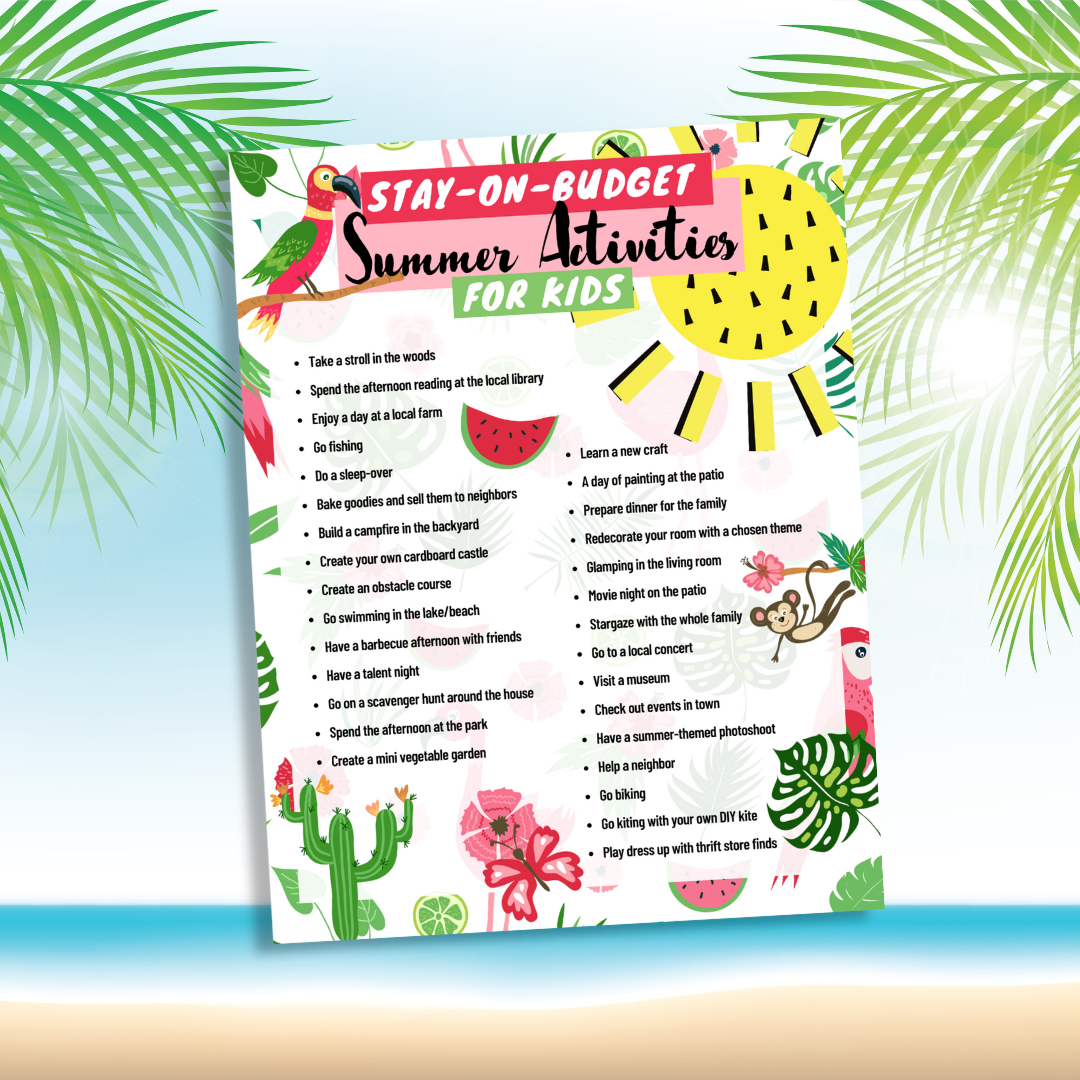 Summer Challenges and Activities Templates Bundle