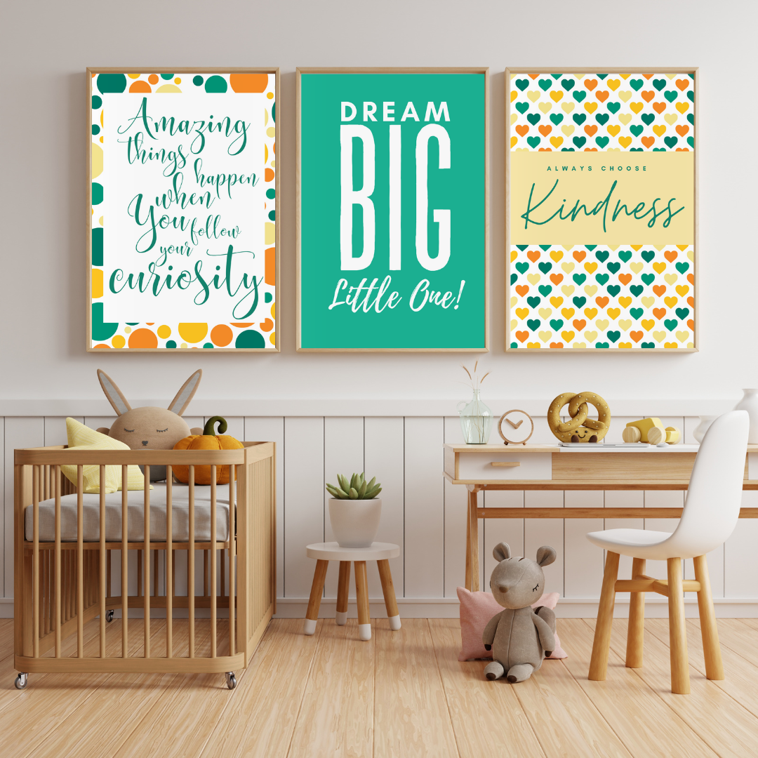 Kids Inspirational Wall Art