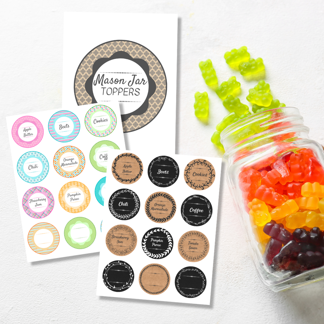 Mason Jar Toppers