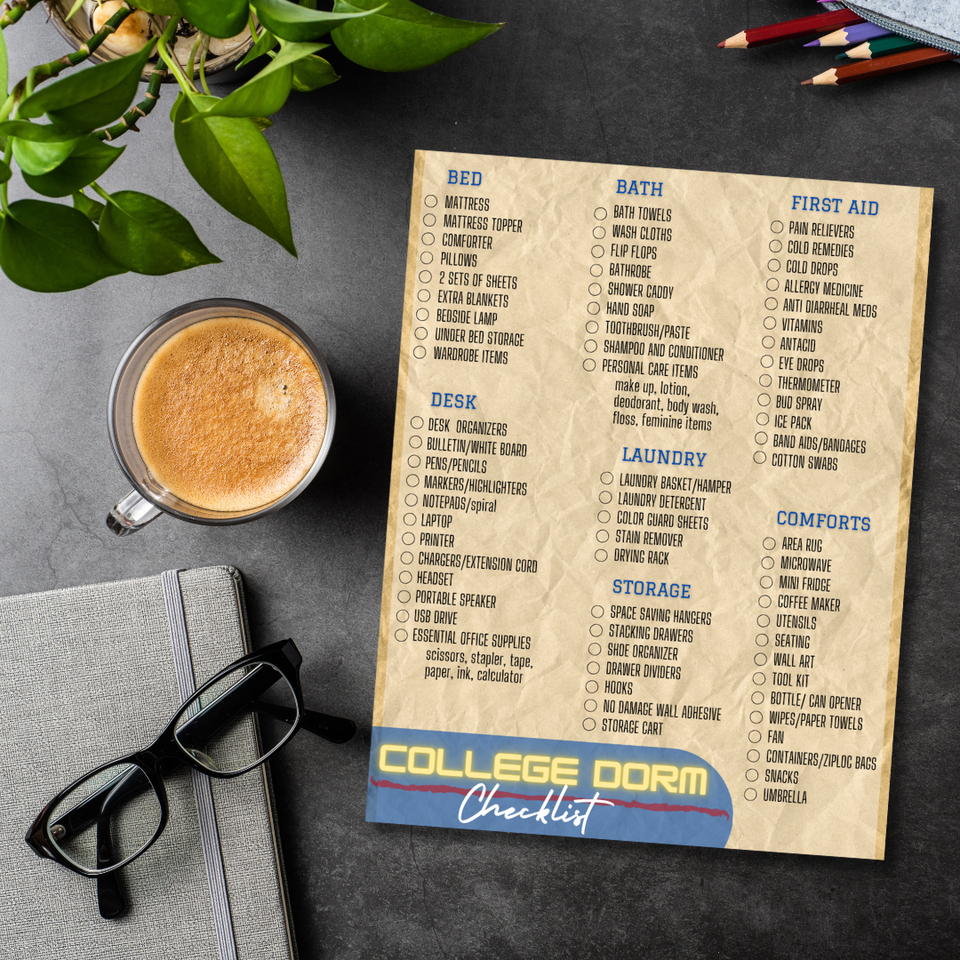 College Dorm Checklist