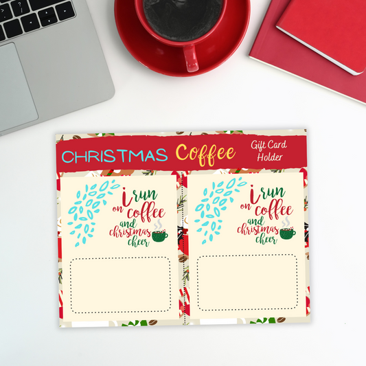 Christmas Coffee Gift Card Holder