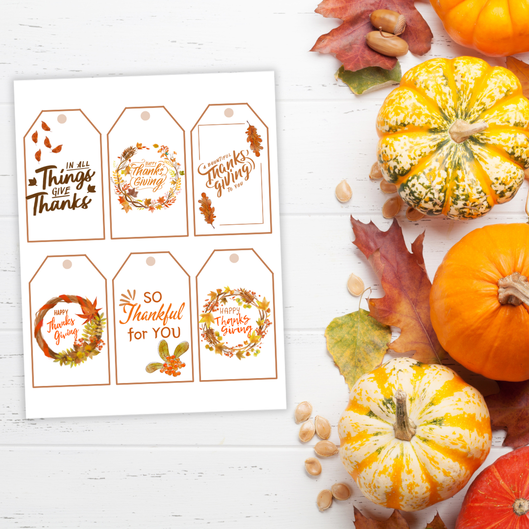 Thanksgiving Gift Tags