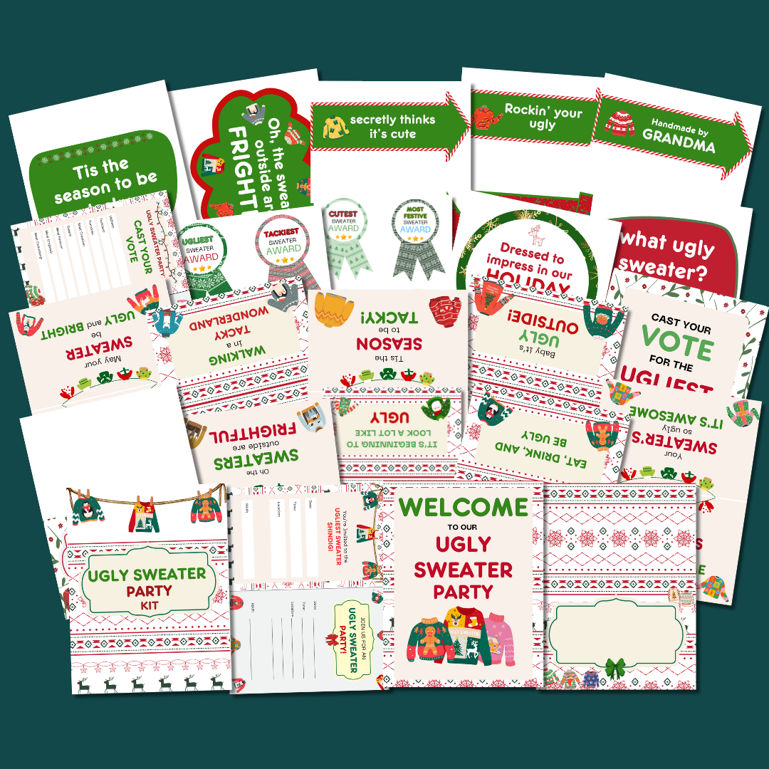 Ugly Sweater Party Kit
