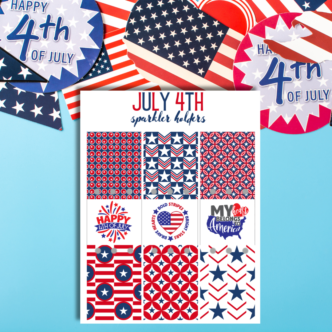 4th of July Sparkler Holders