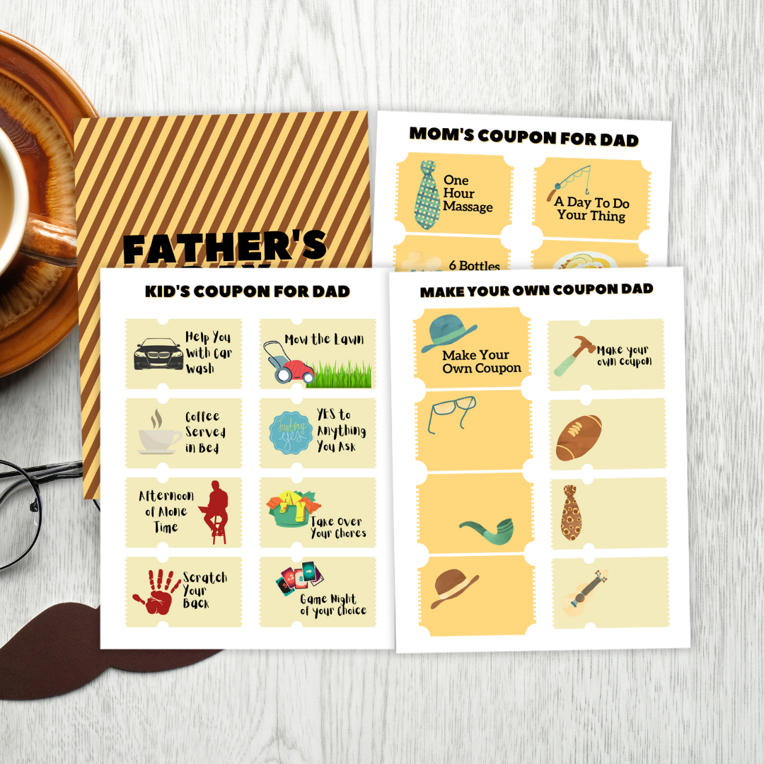 Father's Day Coupon Book